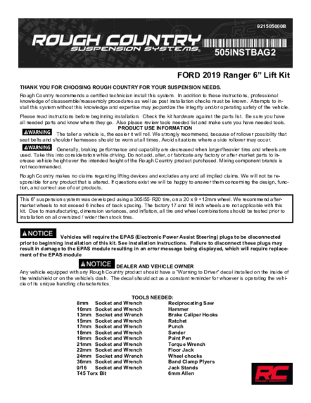 Installation Manual